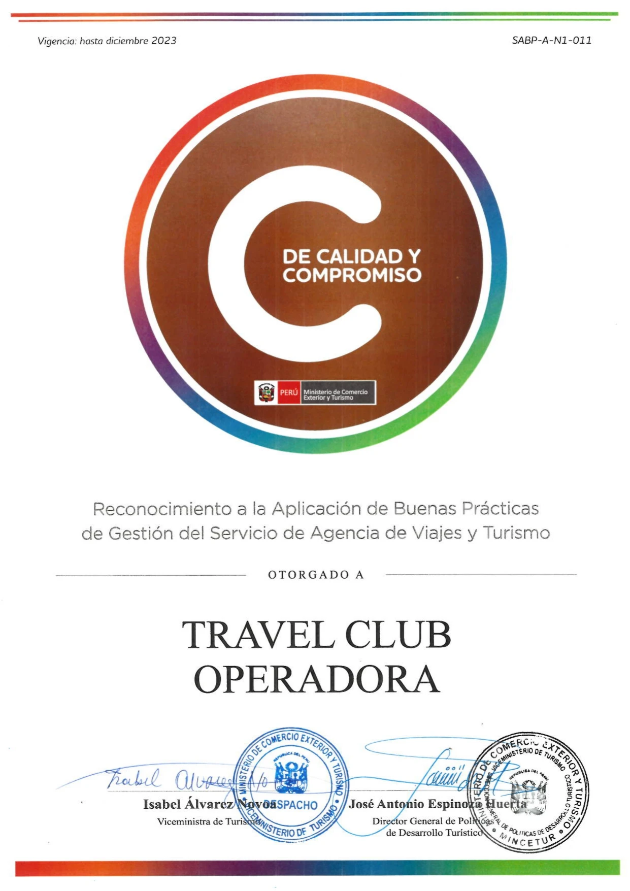 Sello de Calidad Turística